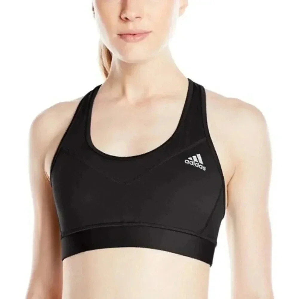 Adidas Techfit Climalite Ak0225 Black Training Sports Bra Size XS